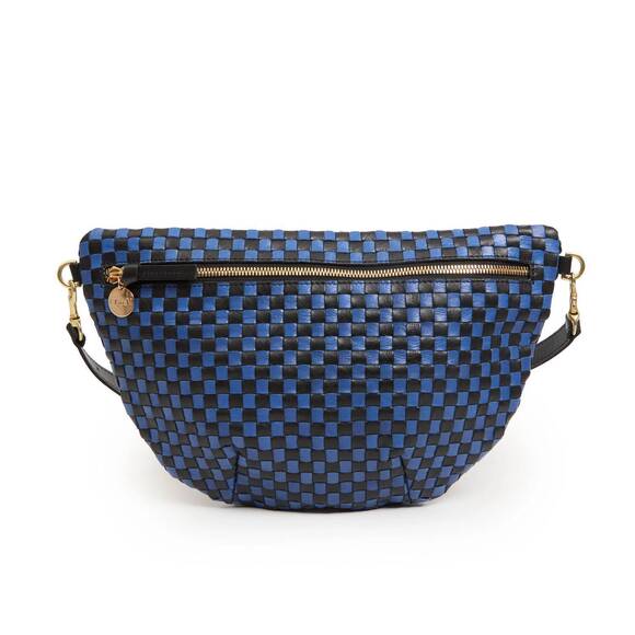 CLARE V. Handbags - NEW CLARE V. women's grande fanny bag in black cobalt